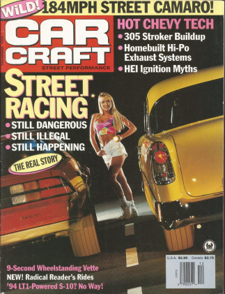 CAR CRAFT 1993 DEC - STREET RACING, 184mph CAMARO